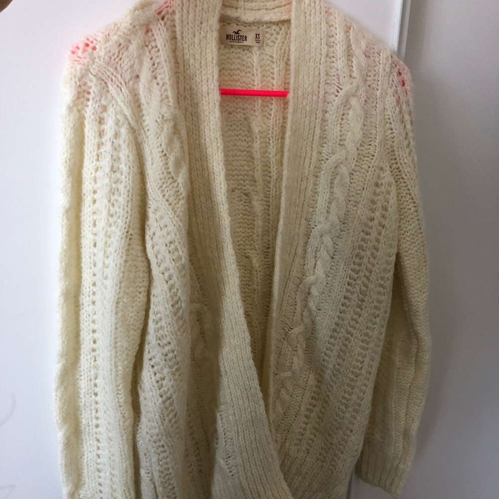 Cream cardigan